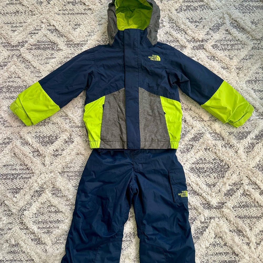 The North Face Kids' Boundary Triclimate Jacket Snowbibs - 2T 3T